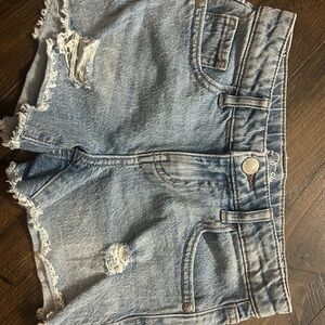 Art Class Denim Distressed Shorts